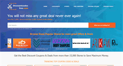 Desktop Screenshot of discountcodesfree.com